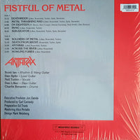 Anthrax : Fistful Of Metal (LP, Album, Ltd, RE, Red)