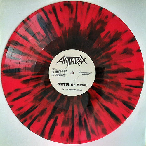 Anthrax : Fistful Of Metal (LP, Album, Ltd, RE, Red)