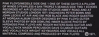 Pink Floyd : Meddle (LP, Album, RP, Gat)