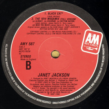 Janet Jackson : Black Cat (12", Single)