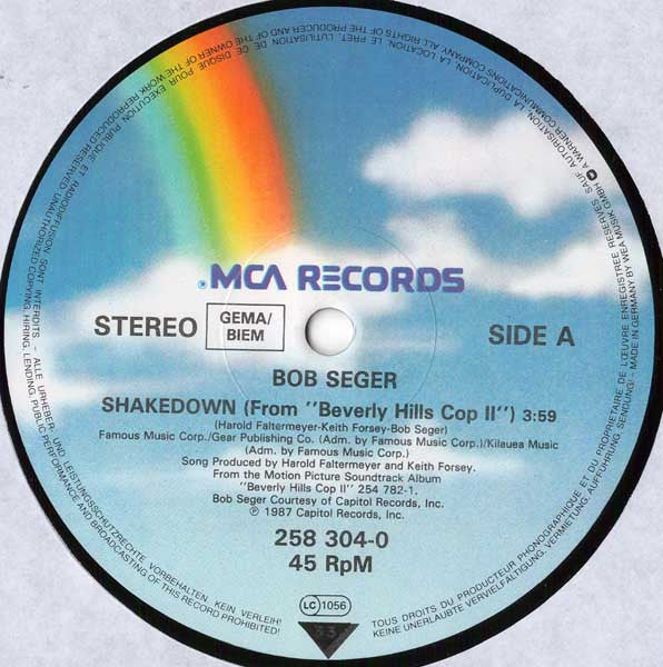 Bob Seger : Shakedown (12")
