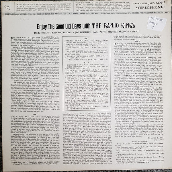 The Banjo Kings : Enjoy The Good Old Days With (LP)