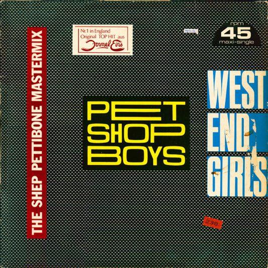 Pet Shop Boys : West End Girls (The Shep Pettibone Mastermix) (12", Maxi, RP)