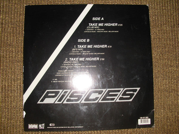 Pisces (3) : Take Me Higher (12", Maxi)