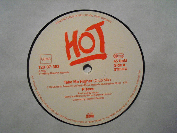 Pisces (3) : Take Me Higher (12", Maxi)