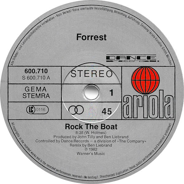 Forrest : Rock The Boat (12")