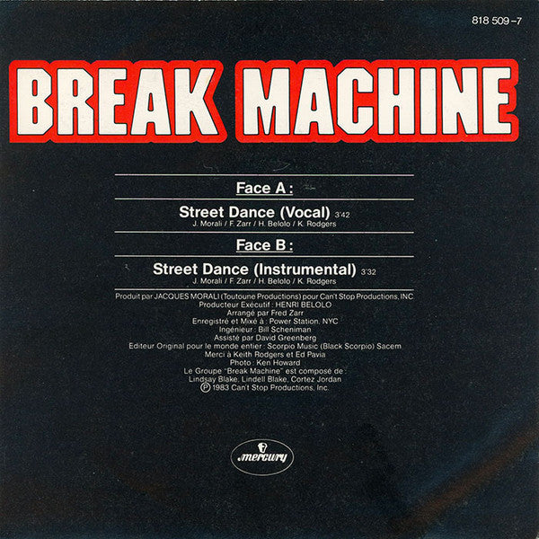 Break Machine : Street Dance (7")