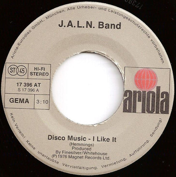 J.A.L.N. Band : Disco Music (7", Single)