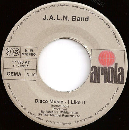 J.A.L.N. Band : Disco Music (7", Single)