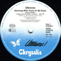 Ultravox : Dancing With Tears In My Eyes (Special Re-Mix) (12", Maxi)