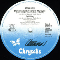 Ultravox : Dancing With Tears In My Eyes (Special Re-Mix) (12", Maxi)