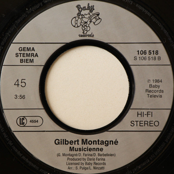 Gilbert Montagné : Just For Tonight (7", Single)