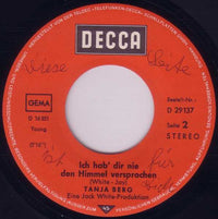 Tanja Berg : Komm Wieder, Wenn Du Frei Bist / Ich Hab' Dir Nie Den Himmel Versprochen (7", Single)