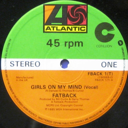 Fatback* : Girls On My Mind (12")