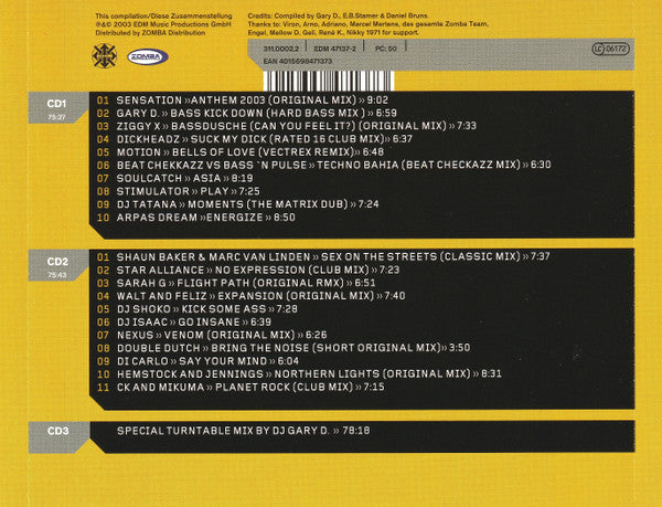 Gary D. : D.Trance 24 (3/2003) (2xCD + CD, Mixed + Comp)