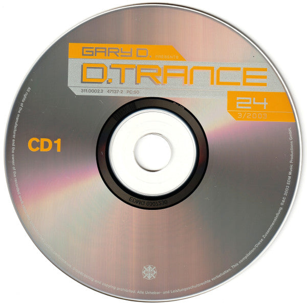 Gary D. : D.Trance 24 (3/2003) (2xCD + CD, Mixed + Comp)