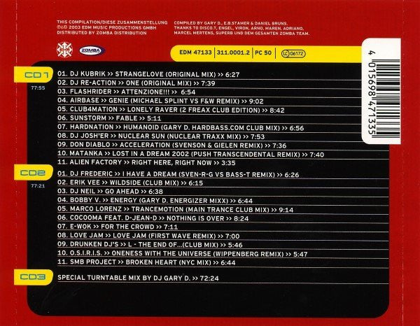 Gary D. : D.Trance 2/2003 (2xCD + CD, Mixed + Comp)