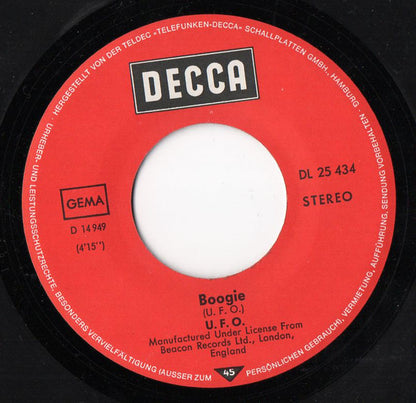 UFO (5) : Melinda / Boogie (7", Single)