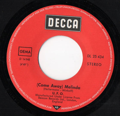 UFO (5) : Melinda / Boogie (7", Single)