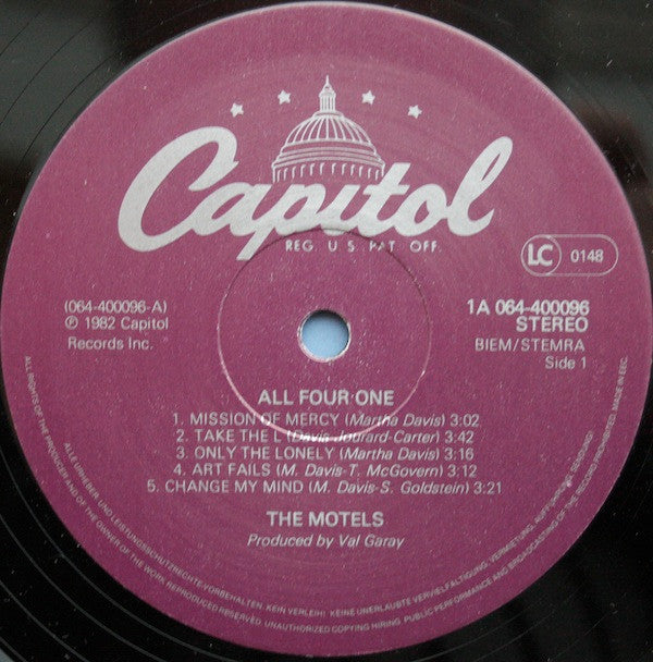 The Motels : All Four One (LP, Album)
