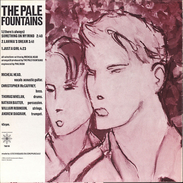 The Pale Fountains : (There's Always) Something On My Mind (12", Single)