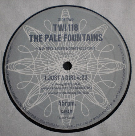 The Pale Fountains : (There's Always) Something On My Mind (12", Single)