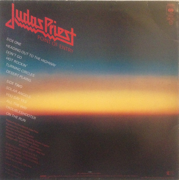 Judas Priest : Point Of Entry (LP, Album)