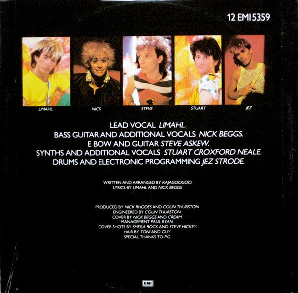 Kajagoogoo : Too Shy (Midnight Mix) (12", Single)