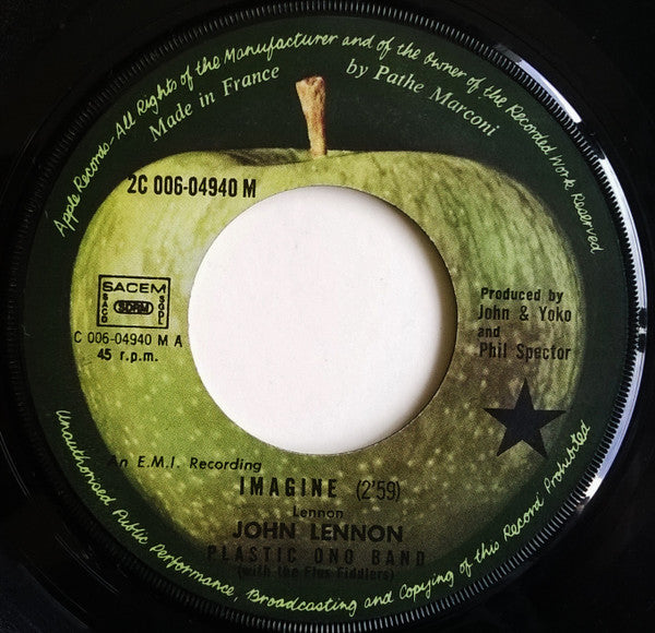 John Lennon : Imagine (7", Single)