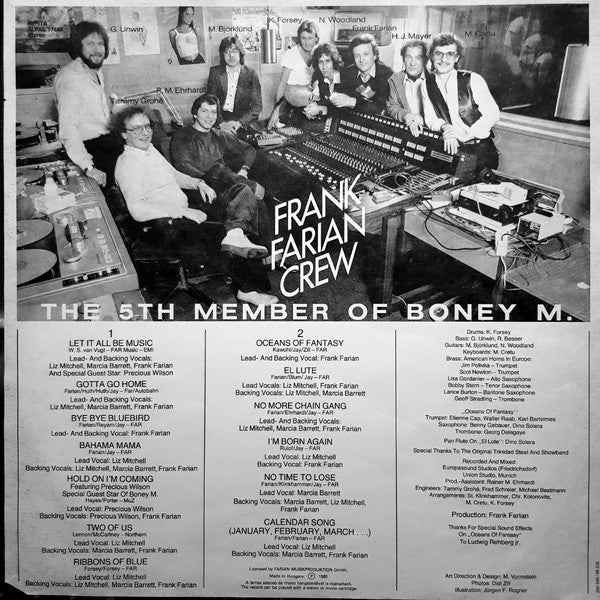 Boney M. : Oceans Of Fantasy (LP, Album)