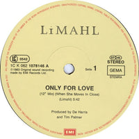 Limahl : Only For Love (12", Maxi)