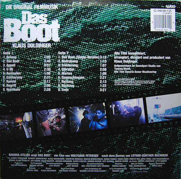 Klaus Doldinger : Das Boot (Die Original Filmmusik) (LP, Album, RE)