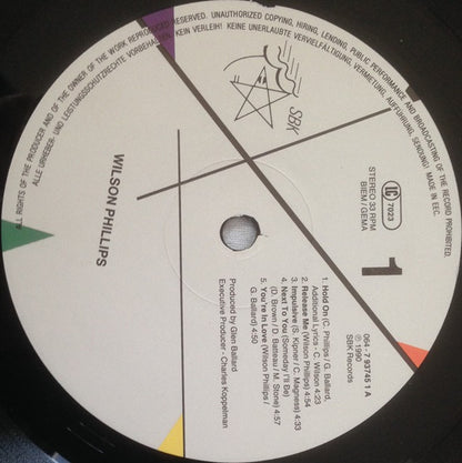 Wilson Phillips : Wilson Phillips (LP, Album)