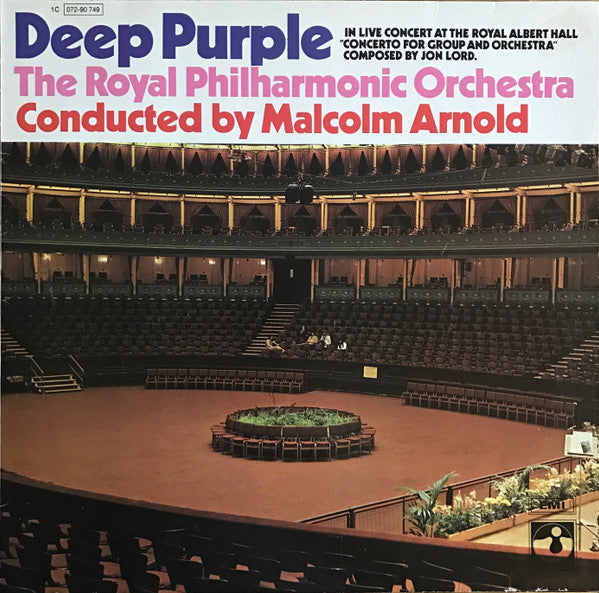 Deep Purple, The Royal Philharmonic Orchestra* Conducted By Malcolm Arnold : Concerto For Group And Orchestra (LP, Album, RP)