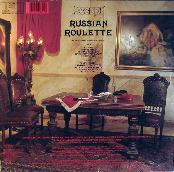Accept : Russian Roulette (LP, Album)