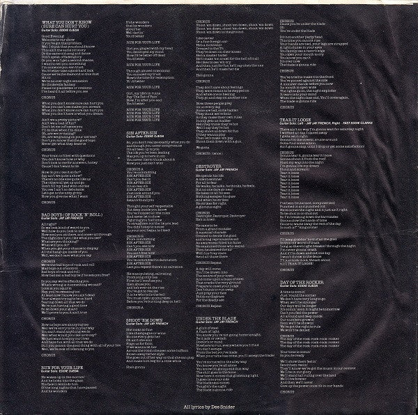 Twisted Sister : Under The Blade (LP, Album)