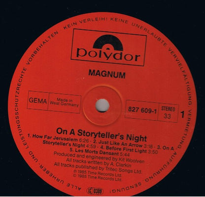 Magnum (3) : On A Storyteller's Night (LP, Album)