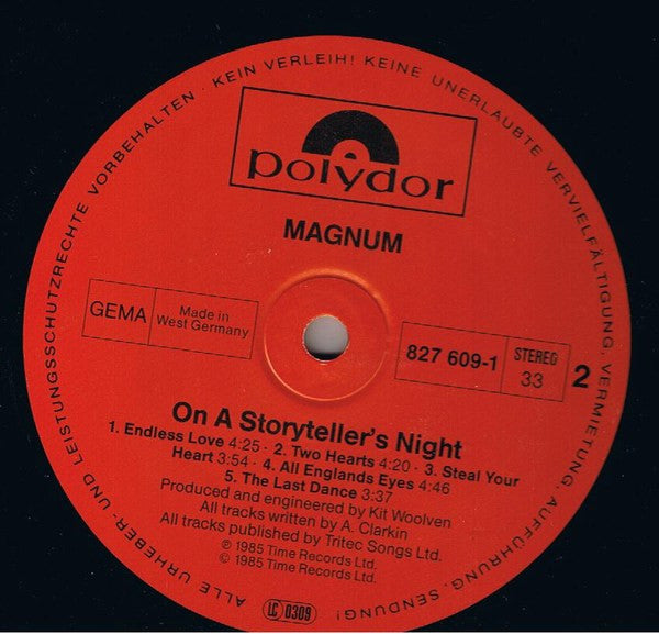 Magnum (3) : On A Storyteller's Night (LP, Album)