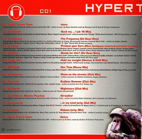 Various : Hyper Trance 01 (2xCD, Comp)