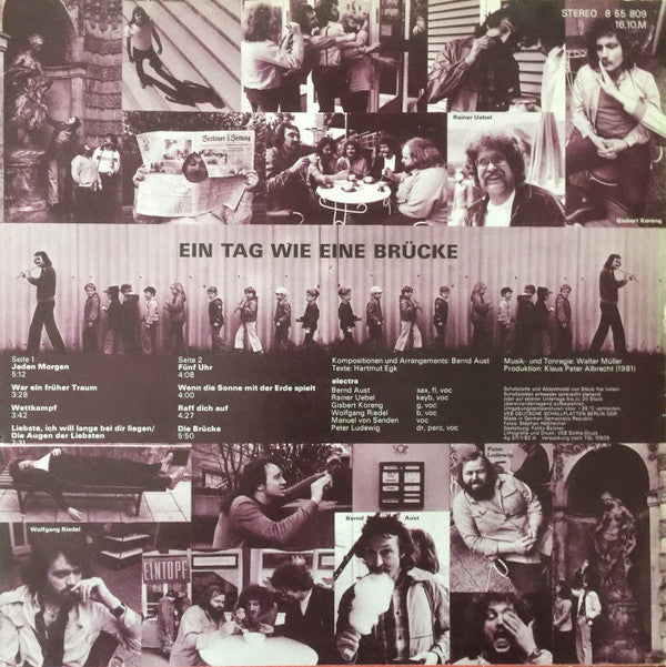 Electra (7) : Ein Tag Wie Eine Brücke (LP, Album, Red)