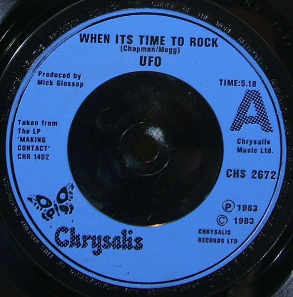 UFO (5) : When It's Time To Rock (7", Single)