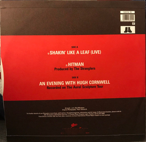 The Stranglers : Shakin' Like A Leaf Live Version - Official Bootleg (12")