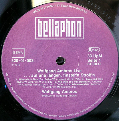 W. Ambros* : Live (...Auf Ana Langen, Finster'n Stroß'n) (2xLP, Album, RE)
