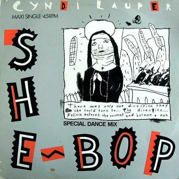 Cyndi Lauper : She Bop (Special Dance Mix) (12", Maxi)