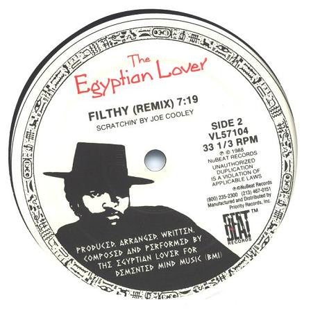 The Egyptian Lover* : Baddest Beats Around / Filthy (12", Maxi)