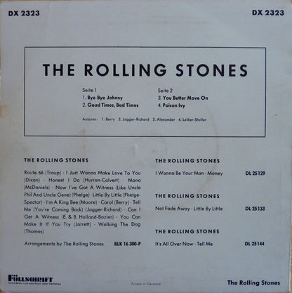 The Rolling Stones : The Rolling Stones (7", EP, Mono)