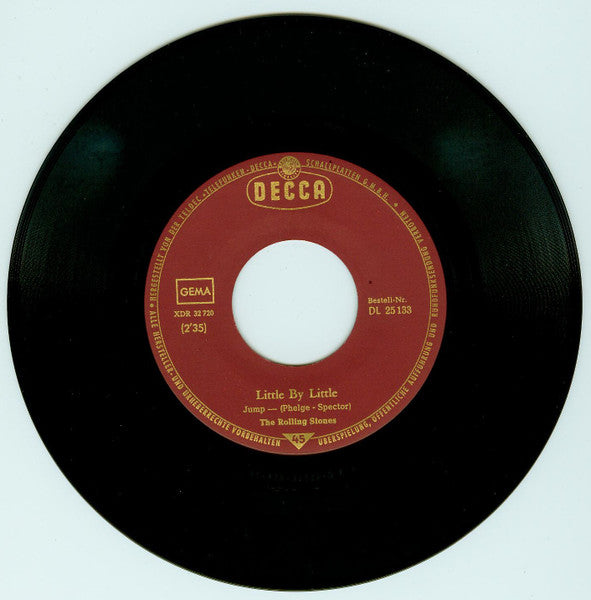 The Rolling Stones : Not Fade Away / Little By Little (7", Single, RP)