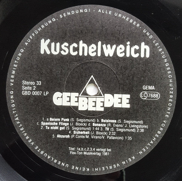 Kuschelweich : Ich Küsse Dich (LP, Album)