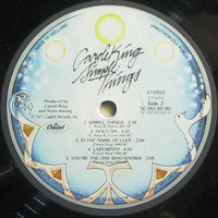 Carole King : Simple Things (LP, Album, Gat)