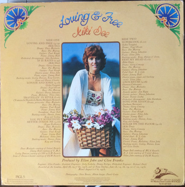 Kiki Dee : Loving & Free (LP, Album)
